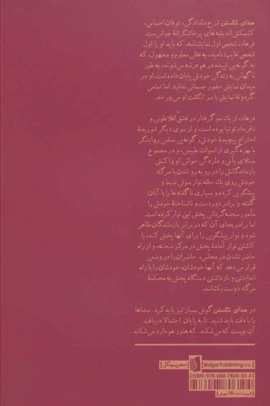 کتاب صدای شکستن بهمن فرسی